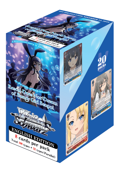 Weiss Schwarz Booster Box: Rascal Does Not Dream of Bunny Girl Senpai - WeebDen