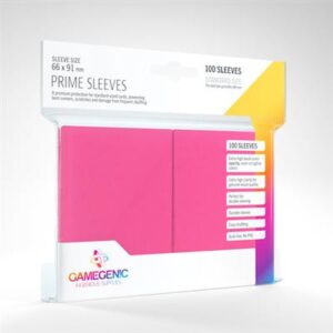 Gamegenic Prime Card Sleeves: Pink (100)