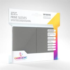 Gamegenic Prime Card Sleeves: Gray (100)